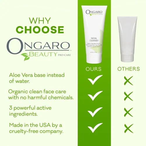 Limpiador Facial Ongaro Beauty Hydrating Con Aloe Vera 180 M
