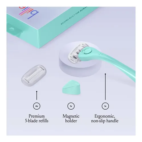 Kit De Afeitado Billie Para Mujeres, Incluye 4 X 5 Hojas