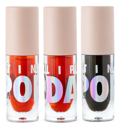 Labial Dapop Lip Tint Labiales color rojo-3 larga duración