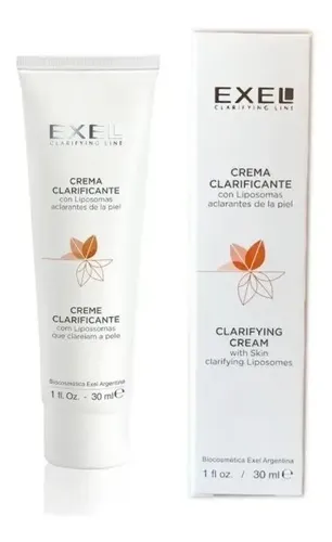 Crema Clarificante Con Liposomas Aclarantes Exel 30 Ml Momento De Aplicación Día Noche Tipo De Piel Todo Tipo De Piel