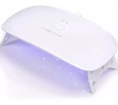 Cabina Led Uv Sun Uñas Gelificadas Esmaltadas 24w Color Blanco