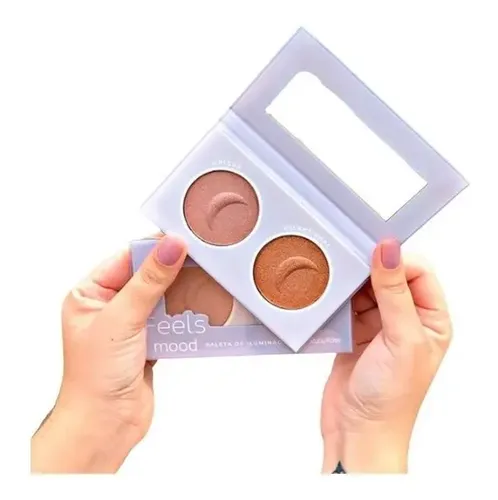 Paleta Duo Iluminadores Feels Mood Ruby Rose Original Vegano