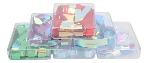 Lámina De Papel De Vidrio Moderna Para Decoración De Uñas, C
