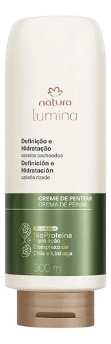 Crema Para Peinar Cabello Rizado Y Rulos Lumina Natura