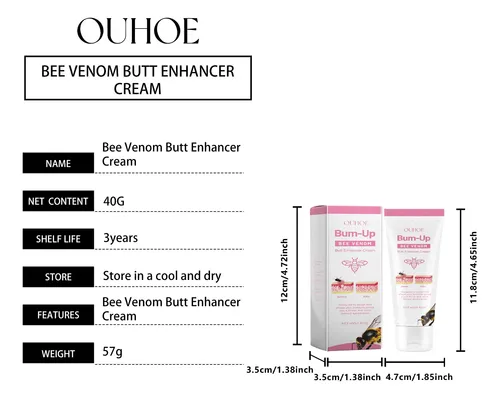 Crema Reafirmante De Glúteos Ouhoe Bee Venom