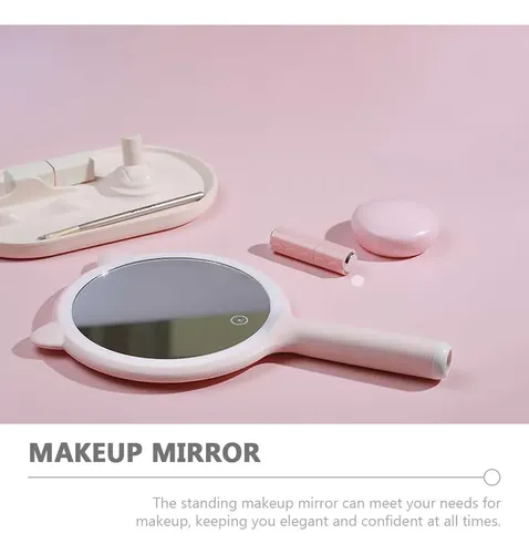 Espejo Con Iluminación Led, Espejo De Escritorio, Para Maquillaje, Uso Doméstico, Luz Para Niñas