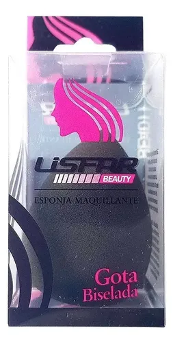 Esponja Maquillaje Lisfar Beauty Gota Biselada Sin Látex FF033