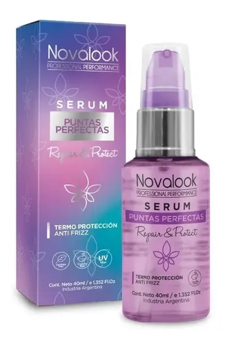 Serum Protector Termico Novalook X 35 Ml Reparador De Puntas