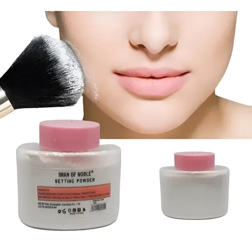 Polvo Volatil Blanco Traslucido Para Sellado De Maquillaje