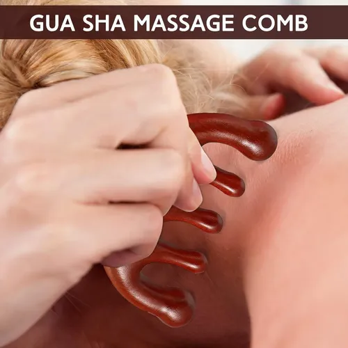 2 Pieces Of Peine Gua Sha For Wood Leather