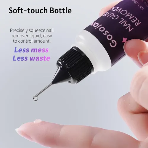 Removedor Sin Acetona Gosojam 2×20 Ml Para Uñas Postizas