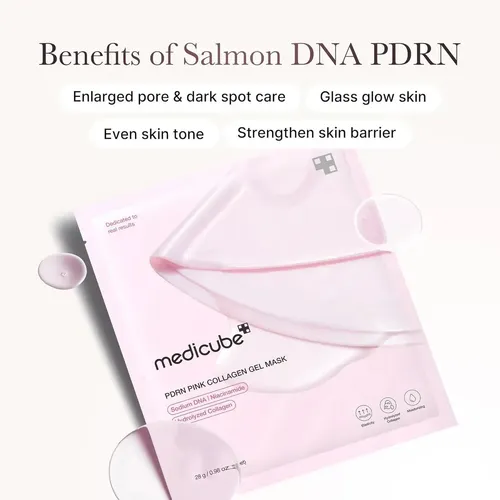 Mascarilla Facial Medicube Pdrn Rosa 28g