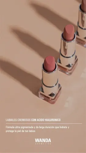 Wanda Cosmetics Labial Cremoso York Hialurónico Nude Intenso