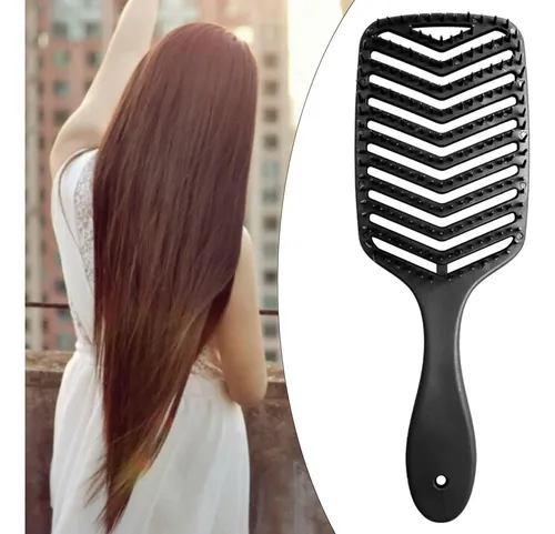 Cepillo De Pelo Con Ventilación Para Peinar, Sin Negro