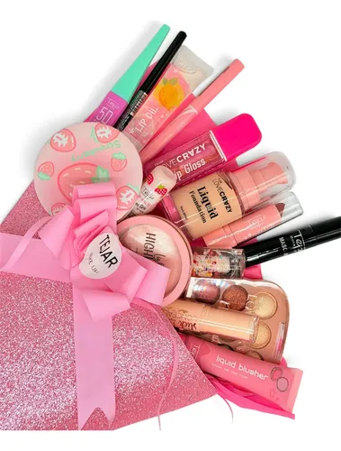 Ramo De Maquillaje Tejar Make Up Completo Navidad