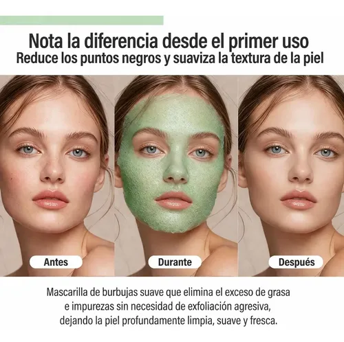 Mascarilla Facial De Burbujas 90g Para Todo Tipo De Piel Tod