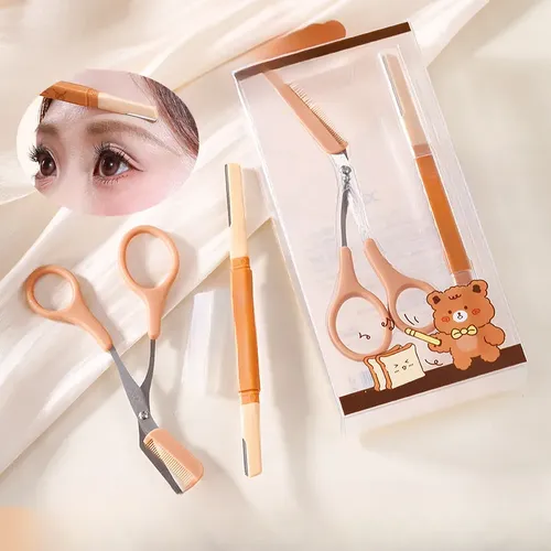 Kit De Recorte De Cejas Seguro Y Portátil Para Hombres Y Muj