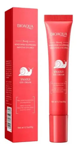 Contorno De Ojos Baba De Caracol Antiarrugas Bioaqua 20g