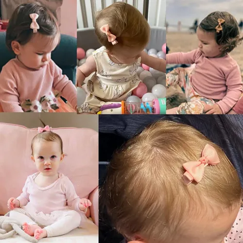 Moños Pelo Niñas 50u 25colores 5cm Con Broche