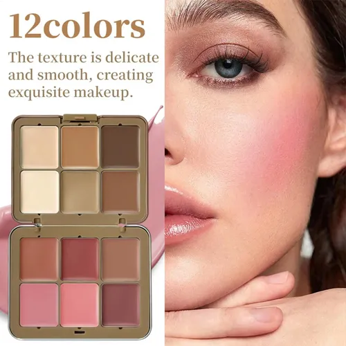 Paleta De Rubor Y Corrector Corrector Y Rubor De Blush Natur