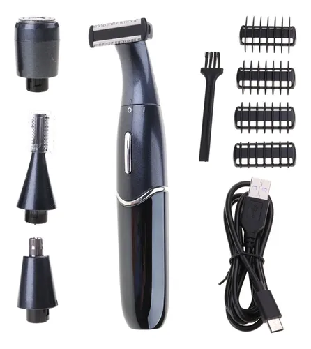 Depiladora Facial Y Corporal Recargable 4 En 1