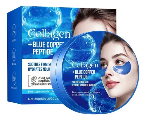 Parche De Colágeno Para Ojeras Blue Peptide 30 Pares