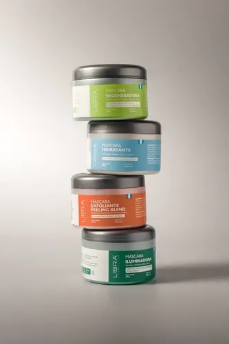 Máscara Facial Exfoliante Peeling Blend 250g Libra Cósmetica