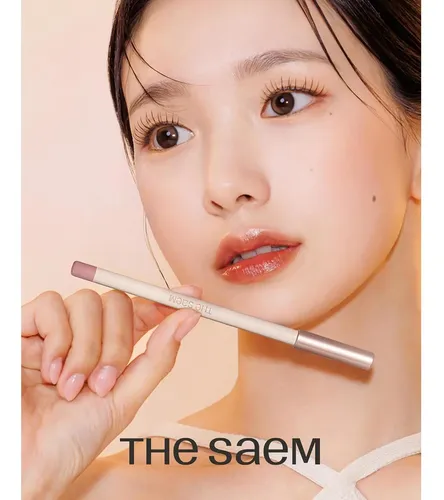 Lápiz Delineador Labios Slim 4mm Beige Coreano Thesaem