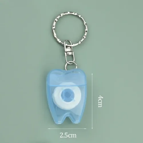 20 Piezas De Llavero Con Forma De Diente Tipo Hilo Dental Pa 1241434971842