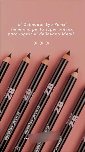 Zaira Beauty Eyeliner Pencil Delineador Ojos Negro Promo