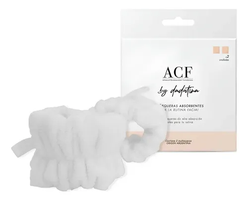 Acf By Dadatina Muñequeras Absorbentes Para Skincare 2u