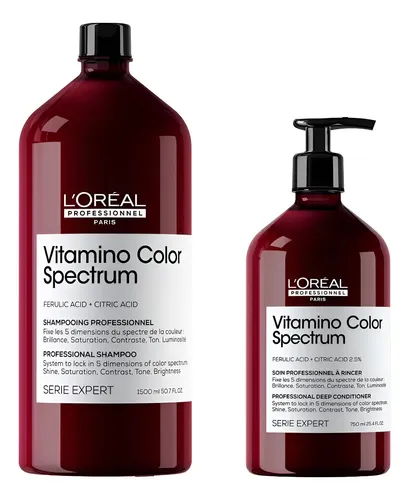 Loreal Vitamino Color Spectrum Shampoo 1500 + Acond 750
