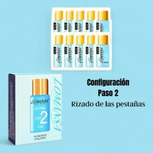 Kit Lomansa Paso 1 Y 2 Para Lifting De Pestañas Por Par