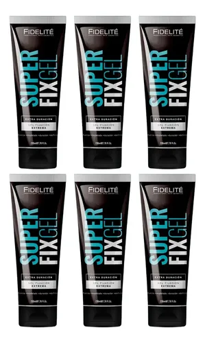 Fidelite Super Fix Gel Fijación Extrema 230ml X 6u