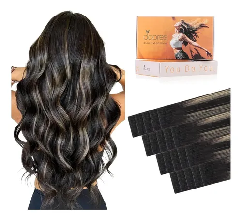 Extensiones Con Cinta Doores 16” 50 G 20 Uds Balayage