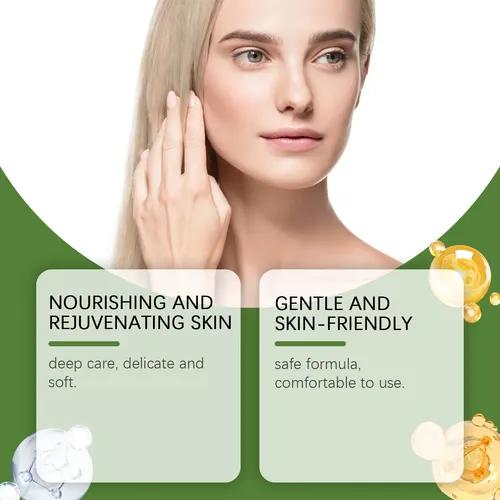 Crema Duradera Para El Cuidado Facial Ouhoe, Suave Y Nutriti
