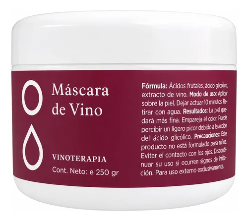 Mascara Facial Vinoterapia Antioxidante Icono 250gr