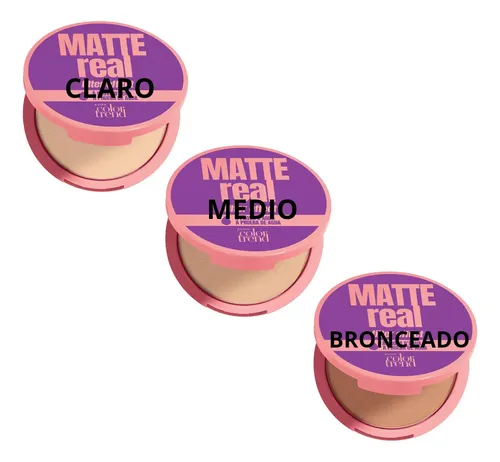 Avon Color Trend Maquillaje En Polvo Matte Real Tono Claro