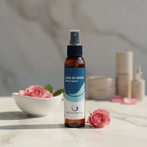 Agua De Rosas Tónico Facial Cadena Orgánica