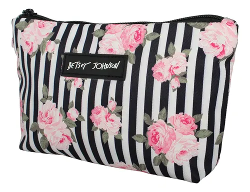Neceser De Maquillaje Betsey Johnson Con Cremallera 21,6cm
