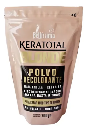 Kit Polvo Decolorante Bellisima Blonde Keraplex X2 Tono