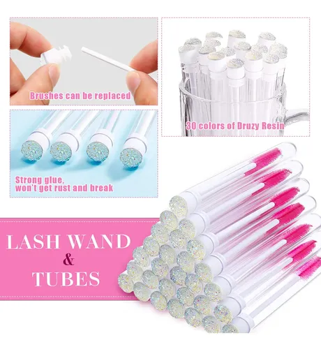 Set De Tubos Para Máscara De Pestañas Patelai, 60 Piezas Con