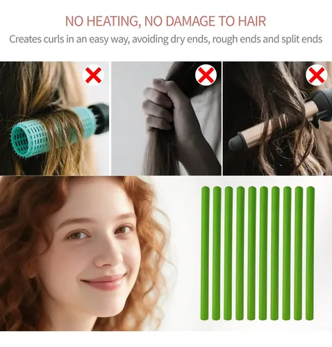 Rulos Flexibles 40pcs For Rizar El Cabello Sin Calor 40pcs