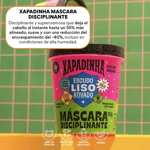Máscara Capilar Disciplinante Xapadinha Lola Cosmetics