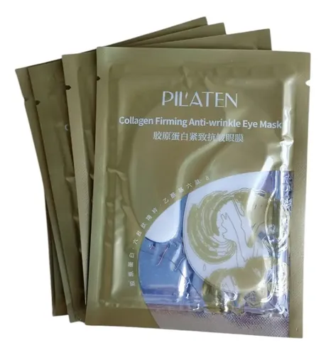 Mascarilla De Colageno Párpados Ojos Ojeras Pilaten X3