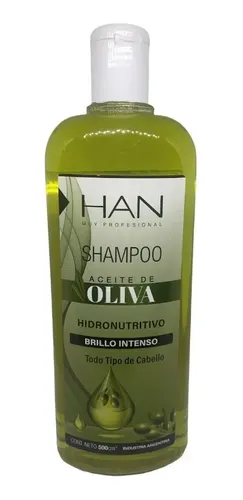 Shampoo Oliva Han Hidronutritivo Brillo Intenso X 500ml
