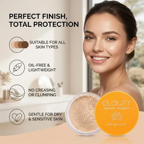 Base De Polvo Mineral Translúido Spf 30 Eakroo