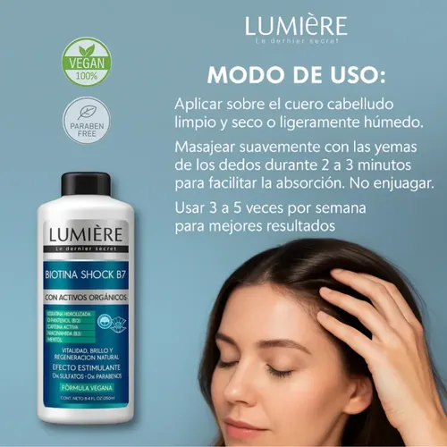 X3 Alisado Antifrizz + Biotina B7 Vegana + Shampoo Fortalece