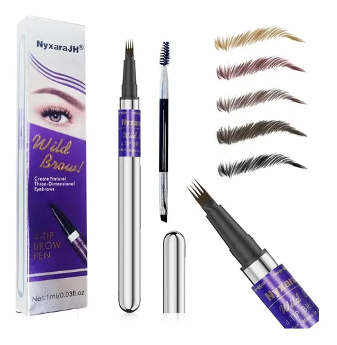 Lápiz De Cejas Micro-puntas Waterproof Nyxarajh