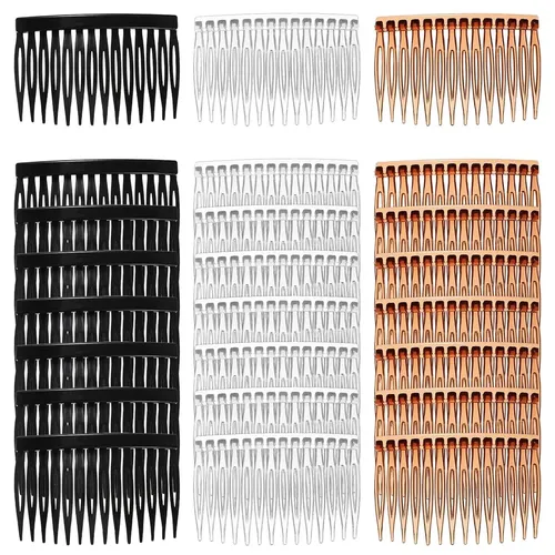 24 Peines Para Mujer: Peines Laterales Para Cabello Fino, 14